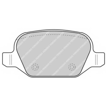 Колодки тормозные дисковые задний для FIAT LINEA(323) / LANCIA DEDRA(835), LYBRA(839AX,839BX) <b>FERODO FDB1349 / 23517</b>