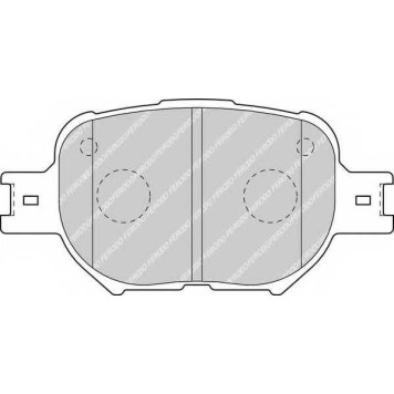 Колодки тормозные дисковые передний для TOYOTA ALLION, CELICA, COROLLA, MATRIX <b>FERODO FDB1528 / 23526</b>