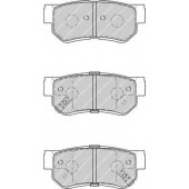 Колодки тормозные дисковые задний для HYUNDAI ELANTRA(HD), GRANDEUR(TG), SONATA(EF,NF), TUCSON(JM) / KIA OPIRUS(GH) <b>FERODO FDB4247 / 23543</b>