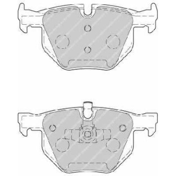 Колодки тормозные дисковые задний для BMW 3(E90,E91,E92,E93), X1(E84) <b>FERODO FDB1808 / 23550</b>-1