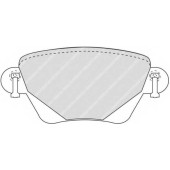 Колодки тормозные дисковые задний для FORD MONDEO(B4Y,B5Y,BWY) <b>FERODO FDB1416 / 23557</b>