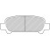 Колодки тормозные дисковые задний для SUBARU FORESTER(SF,SG), IMPREZA(GC,GD,GF,GFC,GG), LEGACY(B13#,BE,BH,BL,BP), OUTBACK(BE,BH,BL,BP) <b>FERODO FDB1333 / 23572</b>