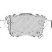 Колодки тормозные дисковые задний для TOYOTA ALPHARD / VELLFIRE, AVENSIS, COROLLA, PREVIA <b>FERODO FDB1649 / 23620</b>