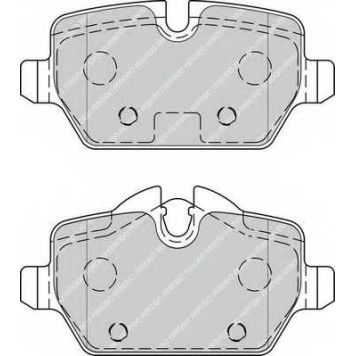 Колодки тормозные дисковые задний <b>FERODO FDB4383 / 23623</b>