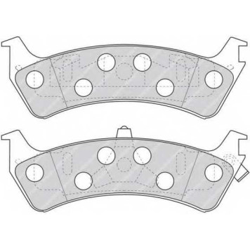 Колодки тормозные дисковые задний <b>FERODO FDB1130 / 23627</b>