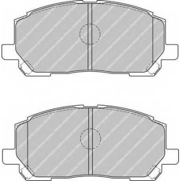 Колодки тормозные дисковые передний для LEXUS RX(MCU15) / TOYOTA KLUGER(#ACU2#,#MCU2#) <b>FERODO FDB1911 / 23703</b>