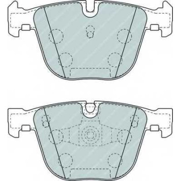 Колодки тормозные дисковые задний для BMW 5(F07), 7(F01,F02,F03,F04) <b>FERODO FDB4286 / 23731</b>