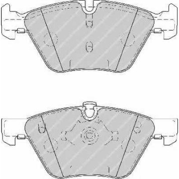 FERODO FDB1773 - колодки тормозные, передние