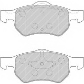 Колодки тормозные дисковые передний для CHRYSLER VOYAGER(RG,RS) <b>FERODO FDB1474 / 23807</b>