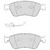 Колодки тормозные дисковые передний для AUDI A6(4F2,4F5,C6), A8(4D2,4D8,4E#) / VW PHAETON(3D#) <b>FERODO FDB1832 / 23885</b>
