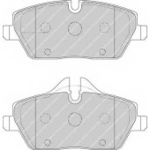 Колодки тормозные дисковые передний для BMW 1(E81,E82,E87,E88) <b>FERODO FDB1747 / 23915</b>
