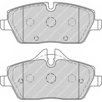 Колодки тормозные дисковые передний для BMW 2(F45) <b>FERODO FDB1974 / 23915</b>