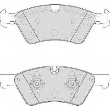 FERODO FDB1830 - колодки тормозные, передние-1