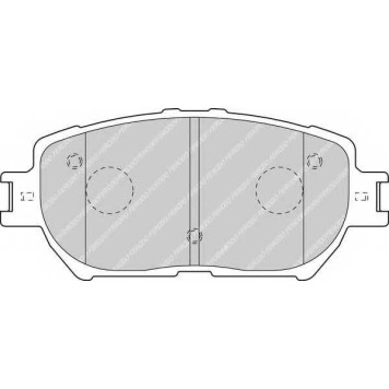 Колодки тормозные дисковые передний для LEXUS GS(GRS19#, GWS19#, URS19#, UZS19#) / TOYOTA CAMRY(#XV3#, ACV3#, MCV3#) <b>FERODO FDB1620 / 23928</b>