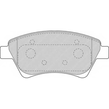 Колодки тормозные дисковые передний для RENAULT GRAND, KANGOO Express, KANGOO, MEGANE, SCENIC <b>FERODO FDB1544 / 23930</b>