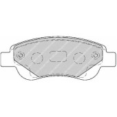 Колодки тормозные дисковые передний для CITROEN C1(PM#,PN#) / PEUGEOT 107, 108 / TOYOTA AYGO(KGB1#,KGB4#,PAB4#,WNB1#) <b>FERODO FDB1790 / 23959</b>