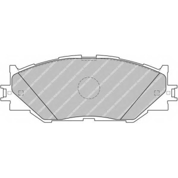 Колодки тормозные дисковые передний для LEXUS IS(ALE2#, AVE3#, GSE2#, GSE3#, USE2#) <b>FERODO FDB1936 / 23983</b>-1