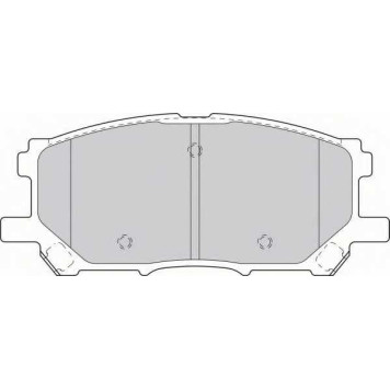 FERODO FDB1715 - колодки тормозные, передние-1