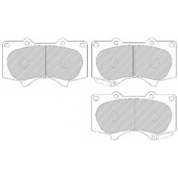 FERODO FDB1698 - колодки тормозные, передние-1
