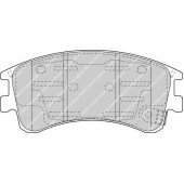 Колодки тормозные дисковые передний для MAZDA 6(GG,GY) <b>FERODO FDB1619 / 24046</b>