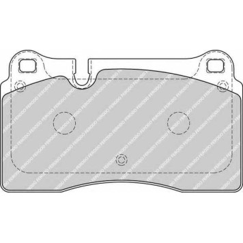Колодки тормозные дисковые передний для VW TOUAREG(7L6,7L7,7LA,7P5) <b>FERODO FDB1877 / 24098</b>