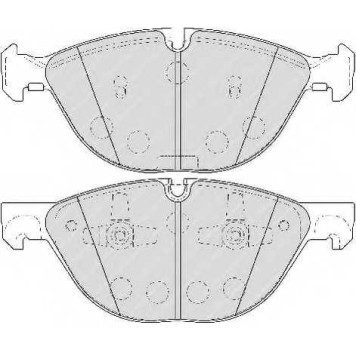 FERODO FDB4079 - колодки тормозные, передние-1