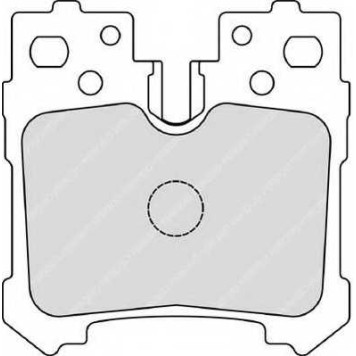 Колодки тормозные дисковые задний для LEXUS LS(USF4#,UVF4#) <b>FERODO FDB4210 / 24244</b>