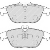 Колодки тормозные дисковые задний для MERCEDES C(C204,S204,W204), E(A207,C207), GLK(X204) <b>FERODO FDB1980 / 24253</b>