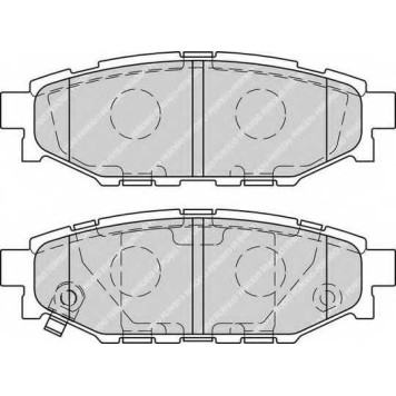 Колодки тормозные дисковые задний для SUBARU FORESTER(SH,SJ), IMPREZA(G3,GH,GP,GR), LEGACY(B13#,BL,BM,BP,BR), OUTBACK(BL,BM,BP,BR), XV <b>FERODO FDB1947 / 24271</b>