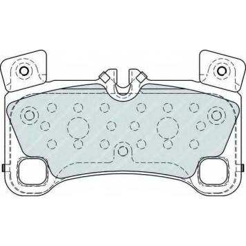 Колодки тормозные дисковые задний для AUDI Q7(4L) / PORSCHE CAYENNE(955,9PA) / VW TOUAREG(7L6,7L7,7LA) <b>FERODO FDB4065 / 24296</b>