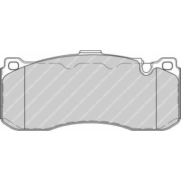 Колодки тормозные дисковые передний для BMW 1(E81,E82,E87,E88), 3(E90,E91,E92,E93) <b>FERODO FDB4218 / 24316</b>