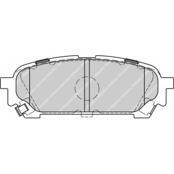 Колодки тормозные дисковые задний для SUBARU FORESTER(SG), IMPREZA(GD,GG) <b>FERODO FDB1861 / 24331</b>