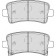 Колодки тормозные дисковые задний для CHEVROLET MALIBU(V300) / OPEL INSIGNIA / SAAB 9-5(YS3G) <b>FERODO FDB4209 / 24421</b>