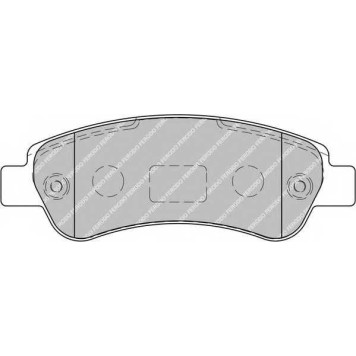 Колодки тормозные дисковые задний для CITROEN JUMPER / FIAT DUCATO(250,290) / PEUGEOT BOXER <b>FERODO FVR1927 / 24465</b>