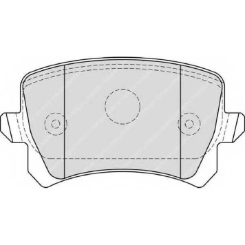 Колодки тормозные дисковые задний для FIAT FREEMONT(JC#,JF#) / LANCIA VOYAGER(RT) / VW CC(358), PASSAT(357,362,365,3C2,3C5), ROUTAN <b>FERODO FDB4192 / 24483</b>