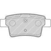 Колодки тормозные дисковые задний для CITROEN C4(UA#,UD#) <b>FERODO FDB1973 / 24540</b>