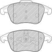 Колодки тормозные дисковые передний для CITROEN C4(B7,UA#,UD#), DS4, DS5 / PEUGEOT 3008, 5008 <b>FERODO FDB1972 / 24557</b>