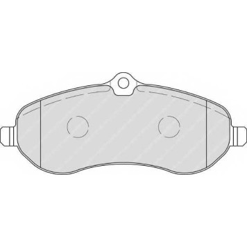 Колодки тормозные дисковые передний для CITROEN JUMPY / FIAT SCUDO(270, 272) / PEUGEOT EXPERT(VF3A#, VF3U#, VF3V#, VF3X#) / TOYOTA PROACE <b>FERODO FVR1771 / 24595</b>