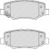 Колодки тормозные дисковые задний для JEEP CHEROKEE(KK), COMPASS(MK49), WRANGLER(JK,TJ) <b>FERODO FDB4239 / 24602</b>