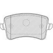Колодки тормозные дисковые задний для AUDI A4(8K2,8K5,B8), A5(8F7,8T3,8TA), Q5(8R) <b>FERODO FDB4190 / 24606</b>