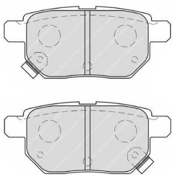 FERODO FDB4042 - колодки тормозные, задние