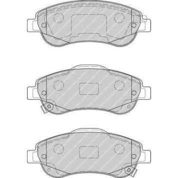 Колодки тормозные дисковые передний для HONDA CR(RE) <b>FERODO FDB4228 / 24638</b>