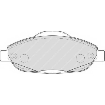 FERODO FDB4003 - колодки тормозные, передние