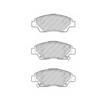 Колодки тормозные дисковые передний для HONDA CITY(GM), CR-Z(ZF1), INSIGHT(ZE#), JAZZ(GE) <b>FERODO FDB4404 / 24979</b>