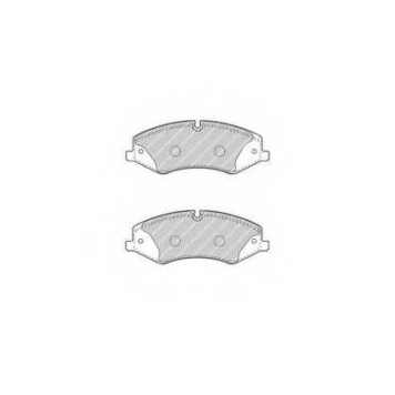 FERODO FDB4104 - колодки тормозные, передние