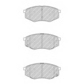 Колодки тормозные дисковые передний для HYUNDAI ix20(JC), SONATA(YF) <b>FERODO FDB4447 / 25187</b>