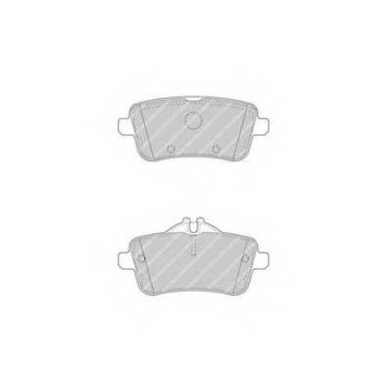 Колодки тормозные дисковые задний для MERCEDES GL(X166), M(W166) <b>FERODO FDB4587 / 25215</b>