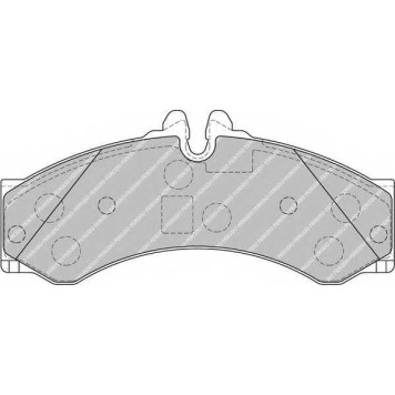 Колодки тормозные дисковые задний/передний для MERCEDES SPRINTER(903,904,906,909), VARIO / VW LT(2,2DA,2DC,2DD,2DF,2DH) <b>FERODO FVR1879 / 29153</b>