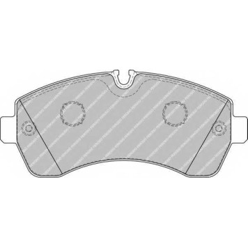 Колодки тормозные дисковые передний для MERCEDES SPRINTER(906) / VW CRAFTER(2E#,2F#) <b>FERODO FVR1777 / 29200</b>