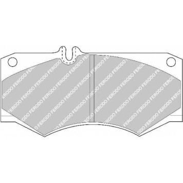 Колодки тормозные дисковые передний для MERCEDES G, HENSCHEL, OH Series, T1, T1/TN, T2/L, T2/LN1 / VW LT <b>FERODO FVR239 / 29784</b>